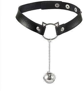 Chic Lace Floral Bell Choker Necklace for Women with Copper Chain - Sexy Lolita Body Jewelry