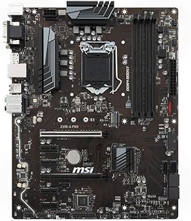 MSI Z370 Pro Gaming Motherboard for Personal Computers with Intel LGA 1151 Socket, 32GB DDR4 RAM, and ATX Form Factor. Ideal for High-Performance Gaming and Professional Use