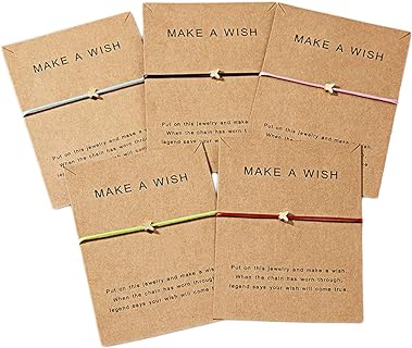 Women's Alloy Butterfly Bangle Bracelet with Braided Chain and Heart Charm - Pack of 5 Adjustable Friendship Bracelets