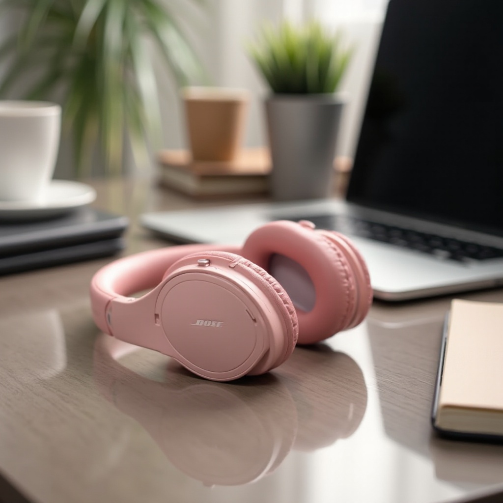 casque bose rose