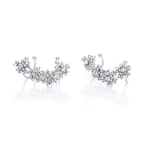2PCS Women's Clip-On Earrings Hook Without Pierced