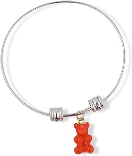 Emerald Park Jewelry Gummy Bear Fancy Charm Bangle