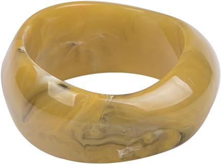 Resin Chunky Bracelet Acrylic Resin Bangle Bracelet Irregular Geometric Cuff Bangle Large Wristbands Bracelet for Women Girls Statement Jewelry Gift