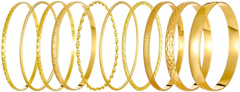 Boho Chunky Rope Chain African Bangle Bracelets for Women - Stackable, Twisted Design, Zinc Alloy, No Gemstone or Clasp - Gift for Friends, Wedding Accessory