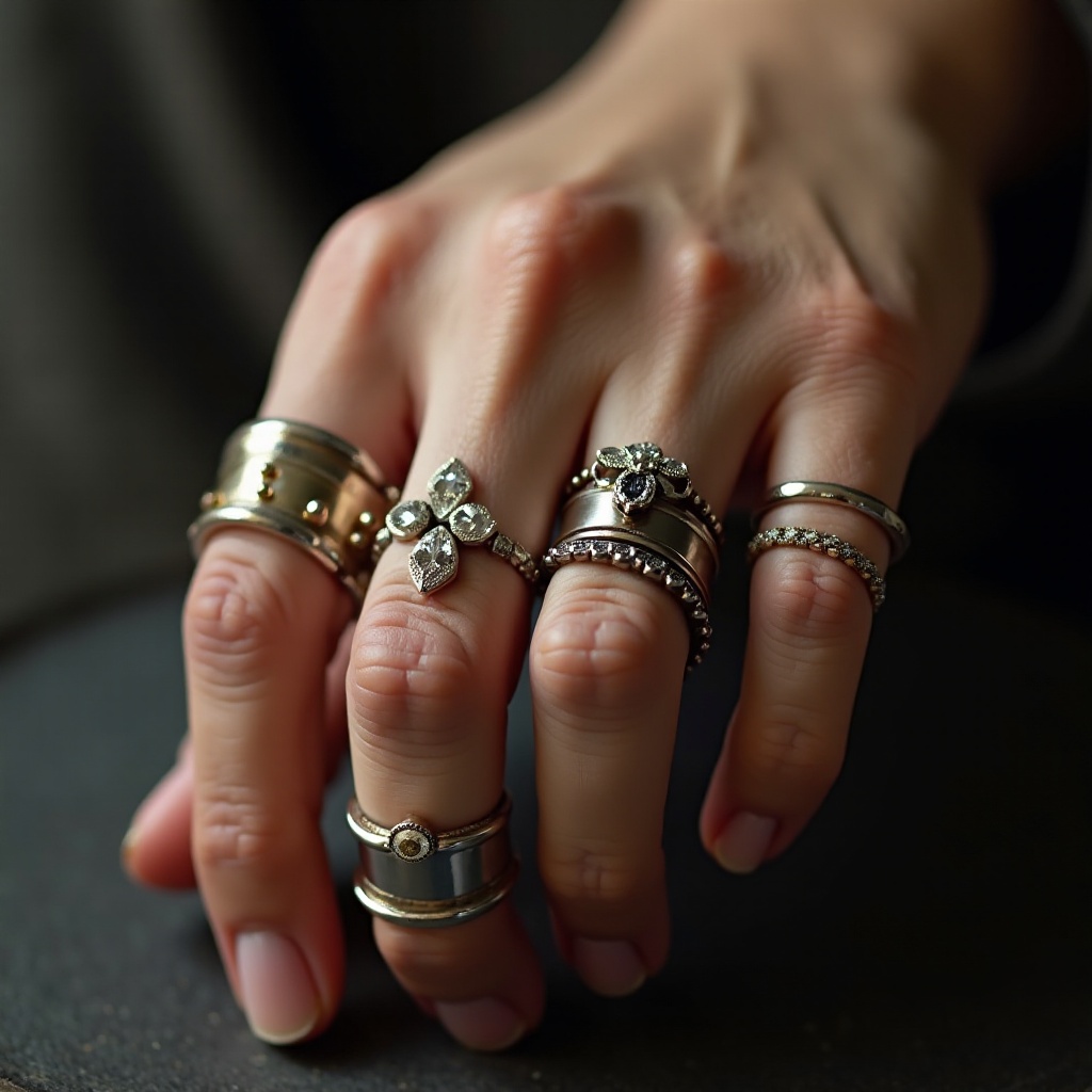 Explora los Significados de los Anillos en Cada Dedo
