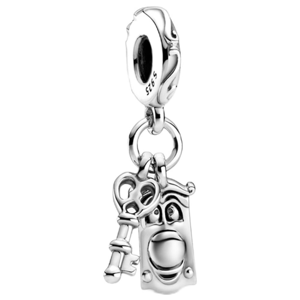 Donald Duck & Daisy Duck Love Cup Charm Fit Women Bracelet Necklaces Fashion Gifts 925 Sterling Silver DIY Jewelry