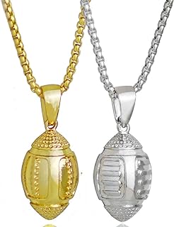 2Pcs Best Friends BFF Necklace for 2 Matching Soccer Ball Baseball Football Basketball Pendant Necklace for Women Men Sport Ball Jewelry Gift