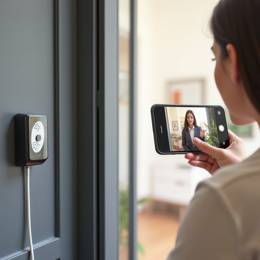 visiophone filaire connecté smartphone