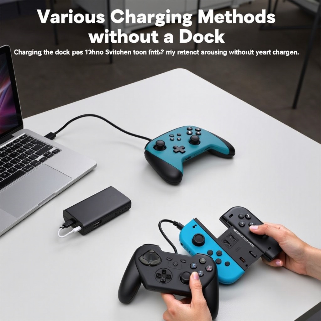 nintendo switch-controller laden ohne station