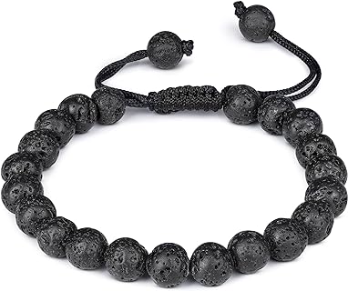 Unisex Healing Energy Crystal Beads Bracelet with Adjustable Bead Chain, Handmade Gemstone Accessory from India