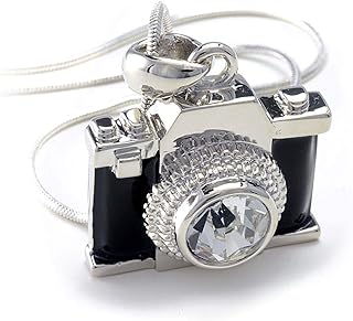 Gift For Photographer Camera Necklace for Women, 18"