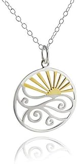 925 Sterling Silver Dainty Weather Pendant Necklaces