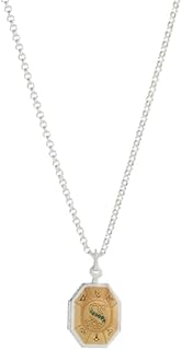 Alex and Ani Harry Potter - Slytherin's Locket Adjustable Necklace:Antique Silver:Multi