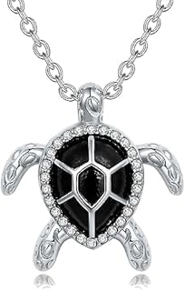 Durable Copper-Stainless Steel Angel Cat Dog Turtle Urn Locket Necklace for Ashes with Cable Chain – Memorial Ash Holder for Pet Lovers