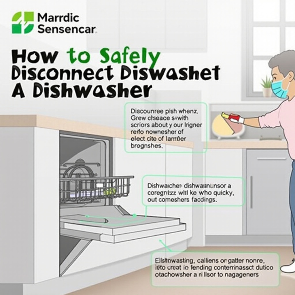 disconnecting a dishwasher