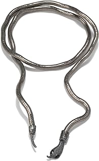 Bendable Punk Snake Necklace Choker Adjustable Snake Bracelet Flexible Wrap Collar Multi-Purpose Medusa Hollween Jewelry for Women