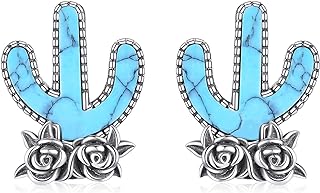 EXRANQO Silver Stud Earrings with Push Back Design - Assorted Animal, Plant, Sports Shapes for Girls and Women