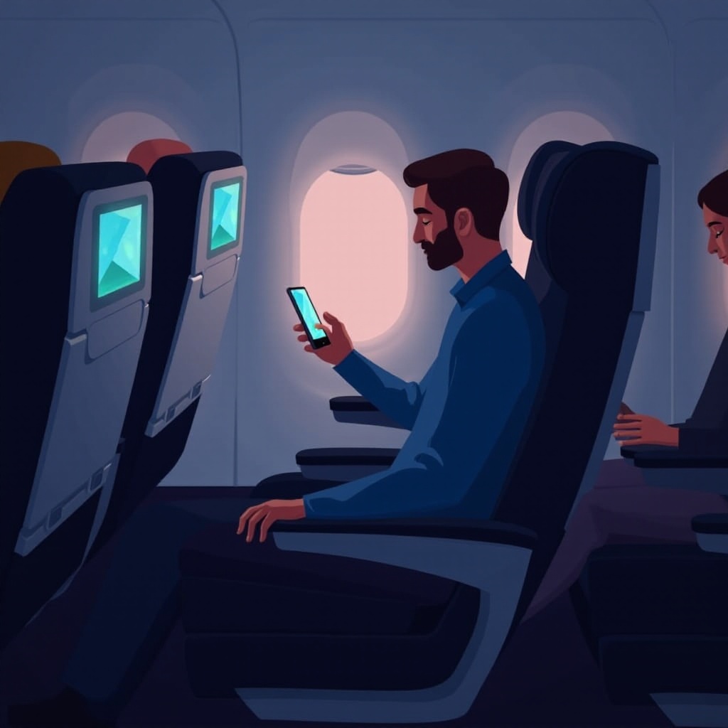 handy laden im flugzeug