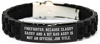 Firefighter Gifts for Women, Firefighter Jewelry, Firefighter Bracelet, Firefighter Gifts, Firefighter Gifts for Mom, Funny Firefighter Gifts, Mother's Day Unique Gifts for Firefighters
