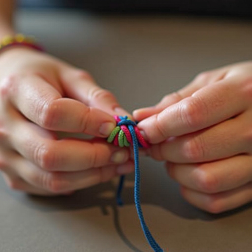 pulseras de nudos fáciles