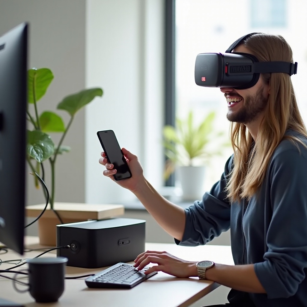 Smartphone als VR-Brille für PC: Komplette Anleitung 2024