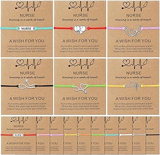 Nurse Charm Bracelet with Lobster Claw Clasp, Appreciation Gift for Women, Girls, and Men – Kigeli 120 Pcs Bulk Gift Set with Stethoscope & RN Design
