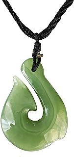 Green Nephrite Jade Necklace Pendants for Men and Women