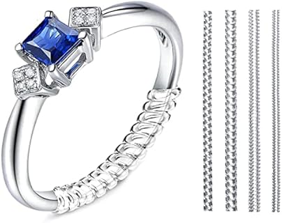 Coopache Invisible Ring Size Adjuster for Loose Rings – Ring Guard, Ring Sizer, 4 Sizes Fit Almost Any Ring. [12pcs]