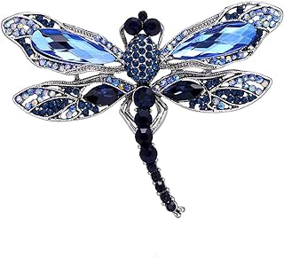 Vintage Dragonfly Brooch Pin Insect Lapel Pin Brooch,Large Dragonfly Broach Mother's Day Christmas Gift