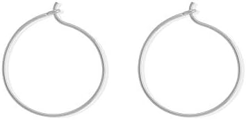 Boma Jewelry Sterling Silver Wire Hoop Earrings
