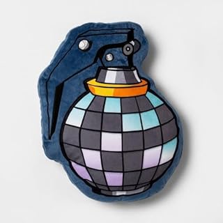 Fortnite Coussin Ovale en Polyester 20 cm Design Boogie Bomb, Léger et Doux, pour Enfants et Fans de Gaming - Parfait pour la Chambre ou la Salle de Jeux