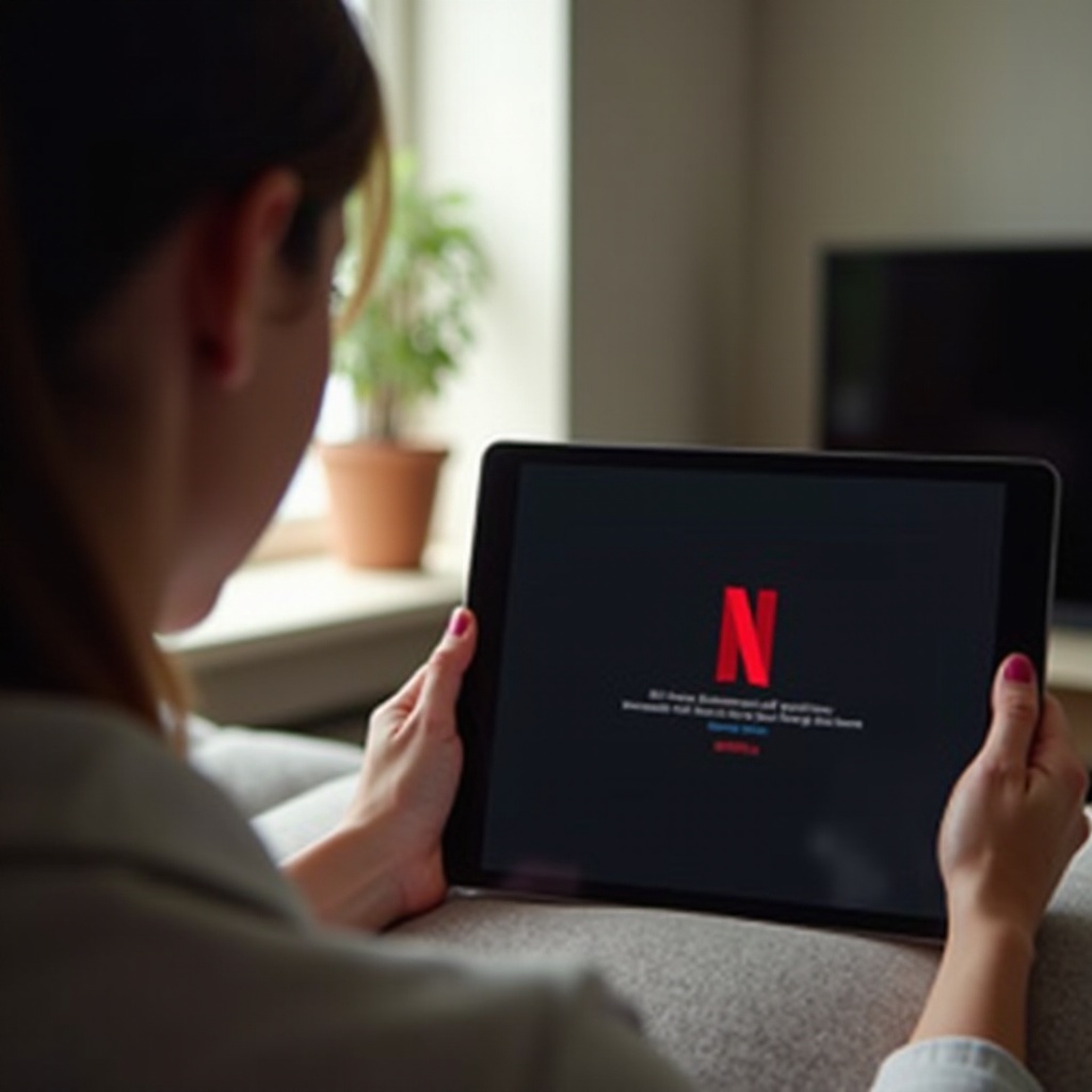 connexion a netflix impossible ipad