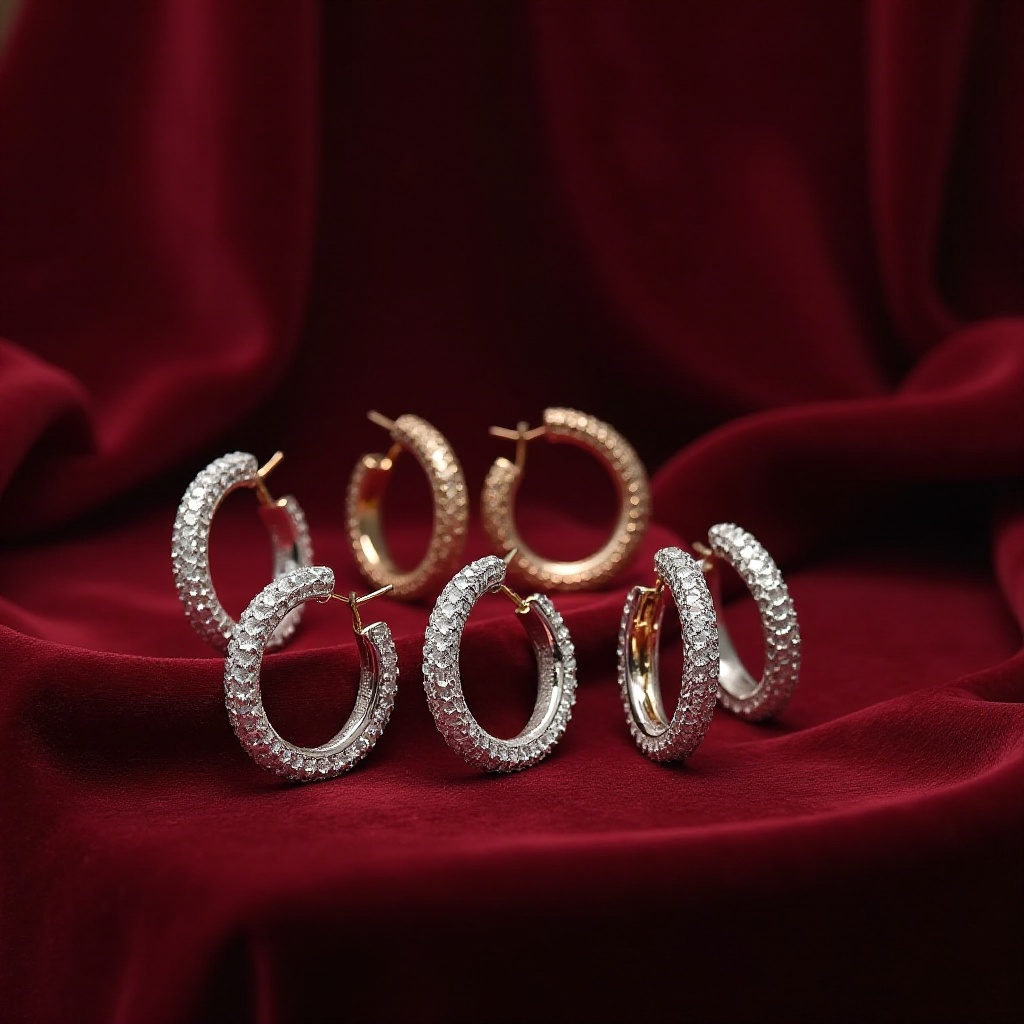 Boucles d'Oreille Créole Fantaisie: Élégance Intemporelle