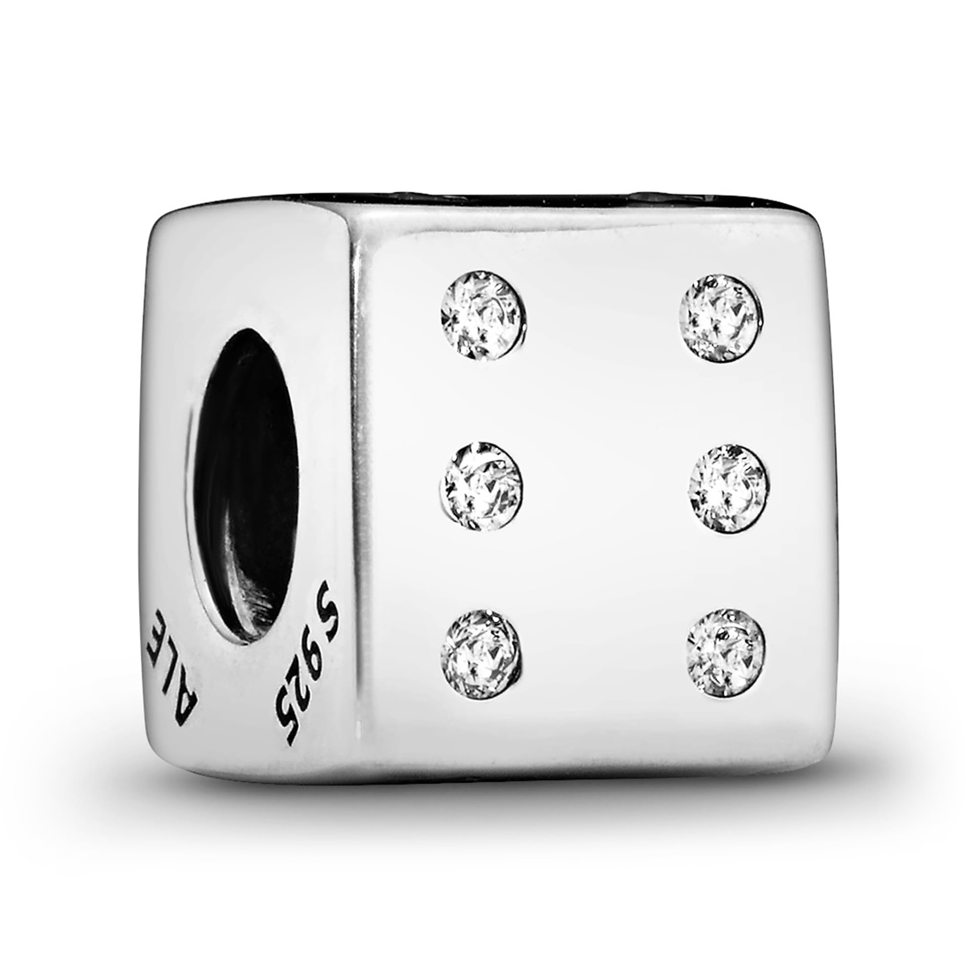 Pandora Dice Charm Bracelet Charm Moments Bracelets - Stunning Women's Jewelry - Gift for Women in Your Life - Made with Sterling Silver & Cubic Zirconia