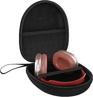 MyGadget Kopfhörer Tasche aus wasserabweisendem Nylon und Hartschale, 21 x 18,5 cm, für Erwachsene und Kinder, ideal für Schutz und Transport von Over Ear Headphones