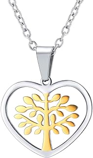 PROSTEEL Tree of Life Necklace,Nature Spiritual Necklace,Family Tree Necklace,Mens Womens Jewelry, Come Gift Box