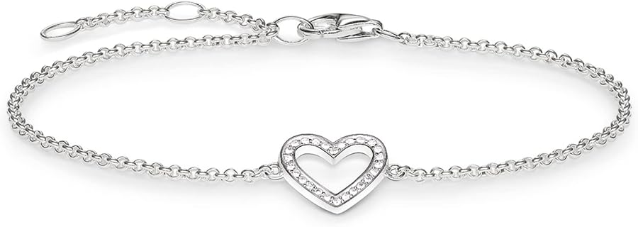 Hochwertiges Thomas Sabo Armband für Damen, 16 cm aus 925er Sterlingsilber und funkelndem Zirkonia, ideal als einzigartiges Geschenk zu jedem Anlass