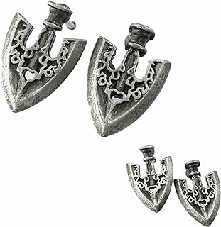 1 Pair Anime Cartoon Metal Stud Earrings Gifts for Girl Woman