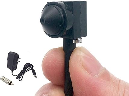 TPEKKA Mini Obscura Pinhole Camera for Indoor Surveillance with High-Definition 1000TVL, Compact Size, and Easy Concealment for Spy and Nanny Cam Use