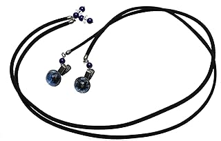 Hat Clips Ribbon Lapis Lazuli Crystal Handmade Nickel Free Blue Marble Pattern Original Resin