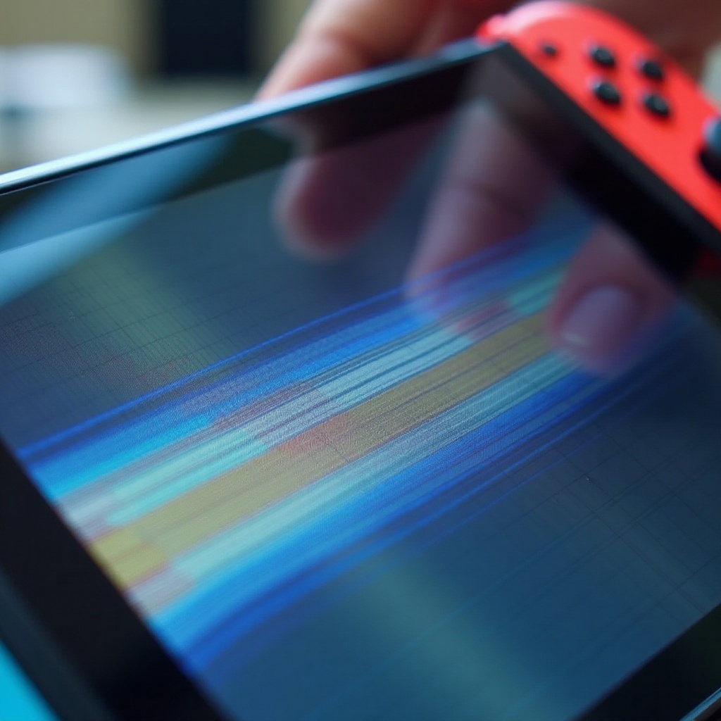 Nintendo Switch Display-Streifen: Ursachen & Lösungen