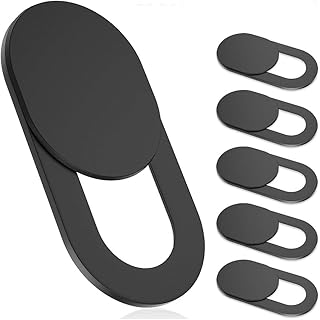Toojcc Webcam Cover Slide 6-Pack for Privacy with Ultra-Thin 0.022in Design, Strong Adhesive, USB Compatible, Ideal for Laptops, Tablets, iPads, and Smartphones