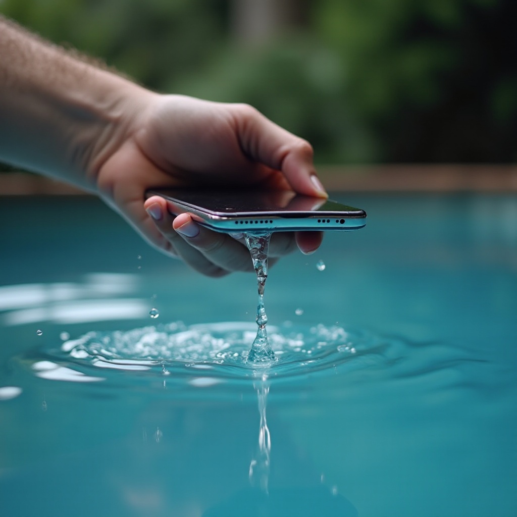 Handy ins Wasser gefallen Display reagiert nicht: Soforthilfe