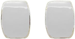 Gold Plated Cute Square Clip On Earrings, Hypoallergenic Non Pierced Clips Invisible Women's Clip On Earrings