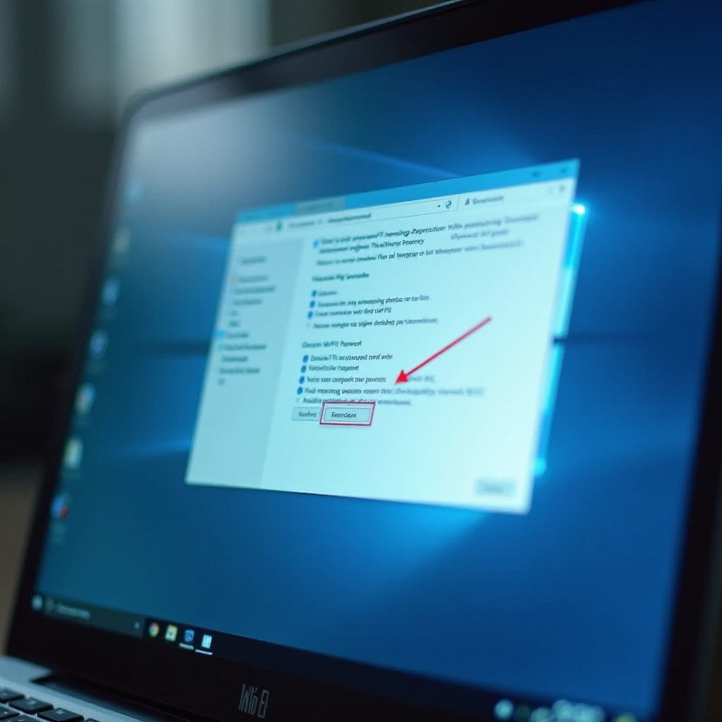 Accéder au mot de passe Wi-Fi sur Windows 10