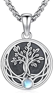 Tree of Life Celtic Personalized Locket Necklace 925 Sterling Silver Tree of Life Locket That Holds Pictures Photo Locket Pendant Tree of Life Jewelry for Women Wife Girlfriend Gift