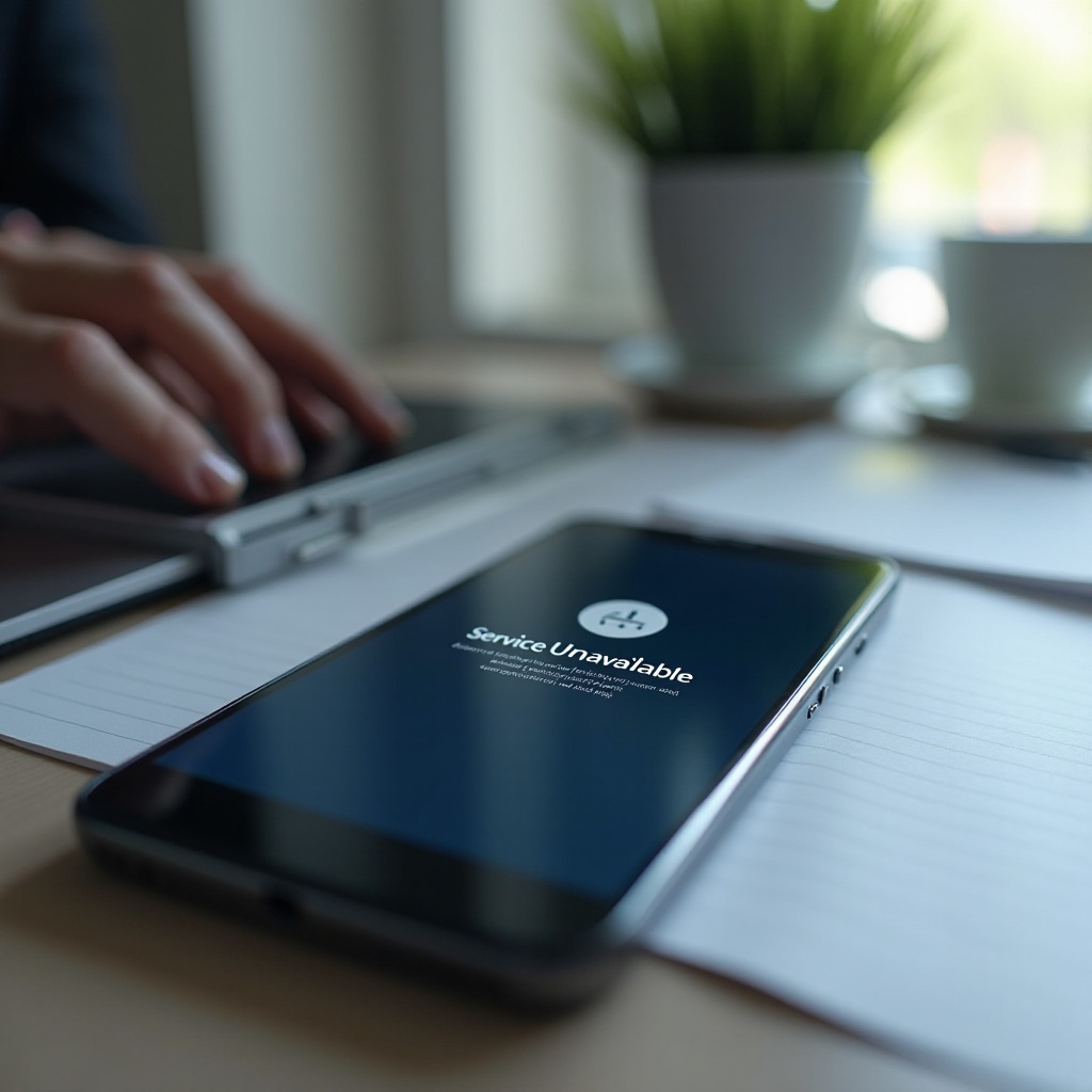 Samsung Handy: Dienst nicht verfügbar - Lösungen