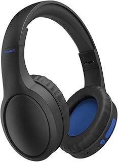 Hama Over-Ear Bluetooth-Kopfhörer mit Noise Cancelling und 23h Akku, weichen Ohrpolstern und gepolstertem Kopfband, ideal für Reisen und ungestörtes Arbeiten