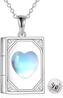Locket Pendant Necklace Sterling Silver Memory Photo That Holder Pictures Jewelry Gift Christmas Graduation Day
