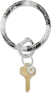 Original Leather Bracelet Key Ring with Secure Locking Clasp - Versatile & Durable, Crafted in USA